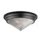 Maxim Lighting Hargreaves 3-Light Flush Mount, Black 10399PRBK - alternate 1